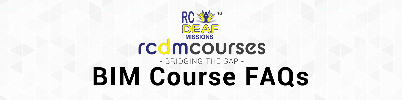BIM Course FAQ banner